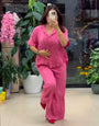 Designer Pure Linen Co-ord Set